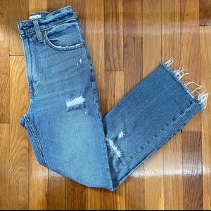 The Ankle Straight Ultra High Rise